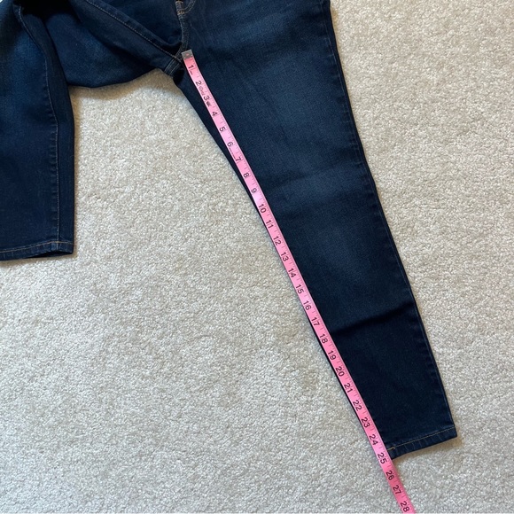 Everlane Jeans Womens 28 Blue Mid-Rise Skinny Ankle Dark Wash Cotton Blend Denim - Picture 9 of 11